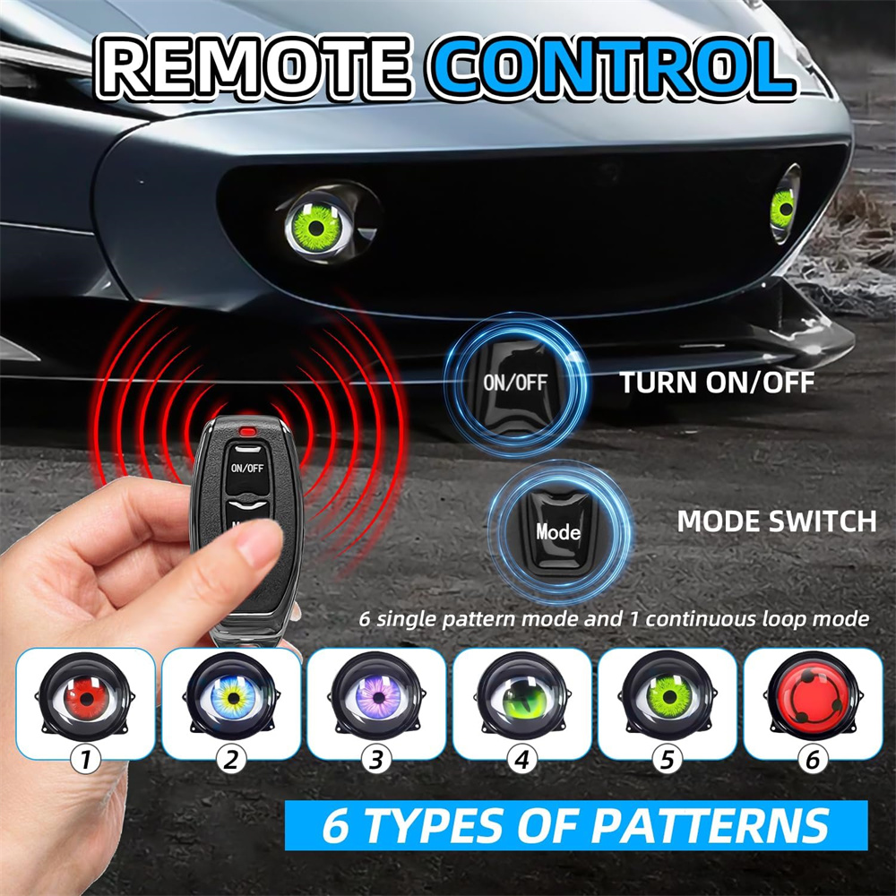  6-Mode Led Dynamic Devil Eye - Lighting Decoration Ideas review and price