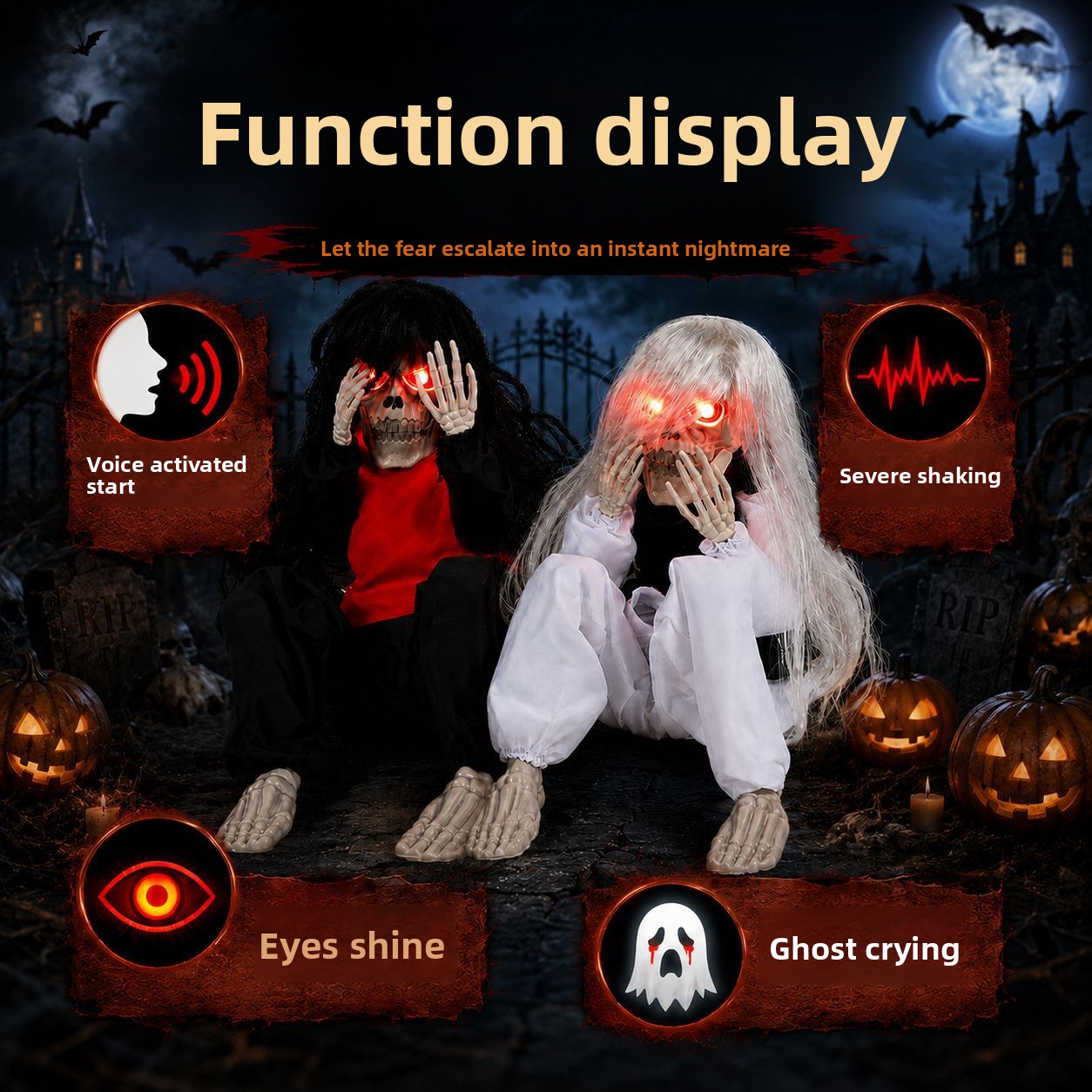 Halloween Outdoor Garden Sitti - Up Lighting Decor review and price