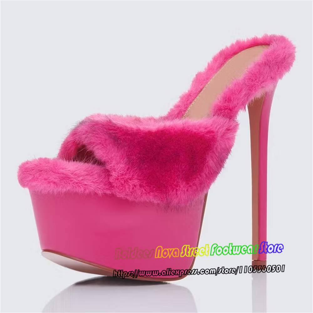 Trendy Hot Pink Open Toe Extre - Up Lighting Decor review and price