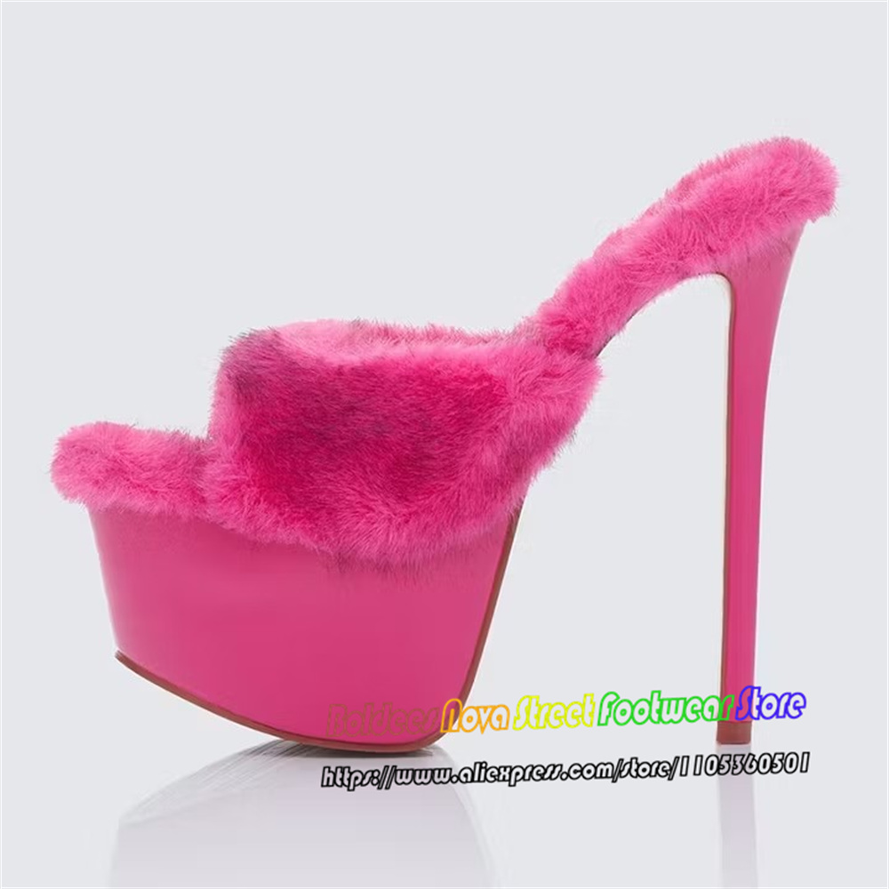 Trendy Hot Pink Open Toe Extre - Up Lighting Decor review and price
